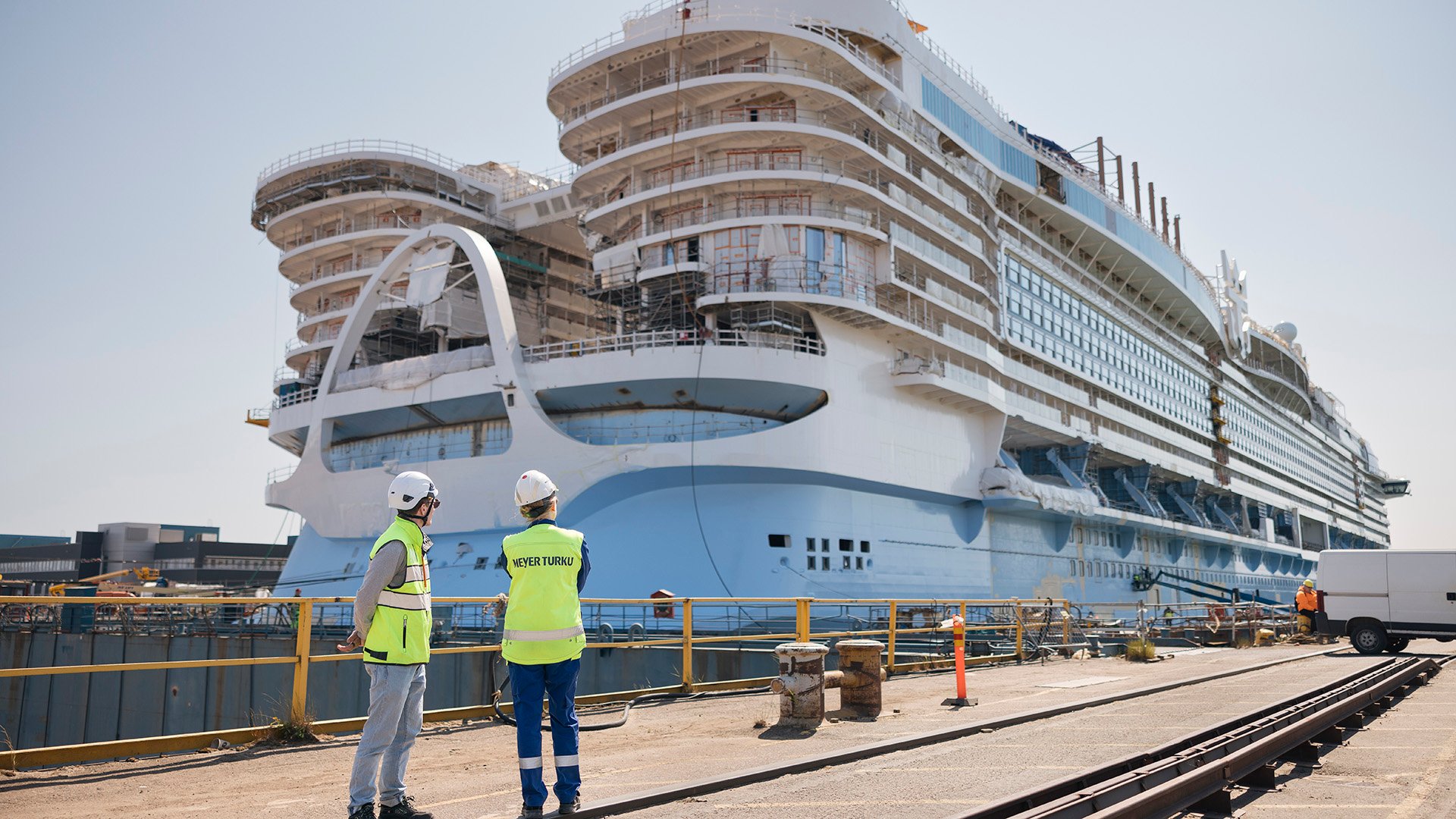 Meyer Turun telakalla luonto on läsnä